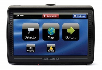 Escort Passport iQ 5-Inch Widescreen Portable GPS Navigator with Radar
