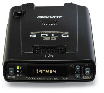 Escort Solo S3 Cordless Radar Detector