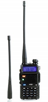BTECH UV-5X3 5 Watt Tri-Band Radio