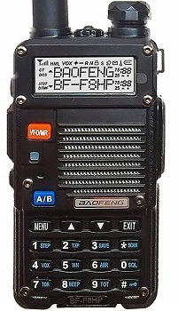 BaoFeng BF-F8HP (UV-5R 3rd Gen) 8-Watt Dual Band Two-Way Radio